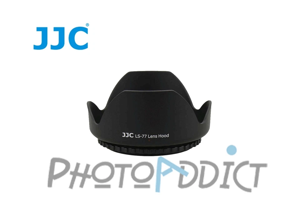 JJC Pare-soleil LS-77 - Universel vissant 77mm