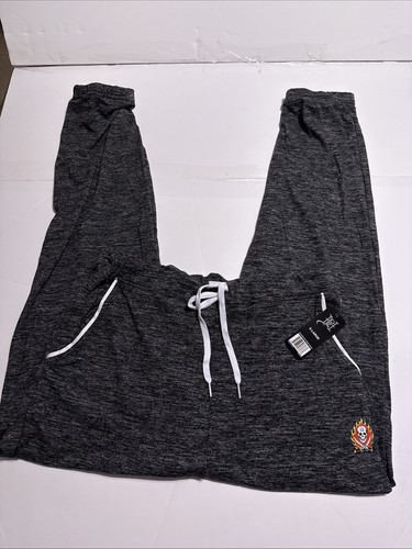ED HARDY HERREN 90,% Micro Medal FLEECE LOUNGE JOGGINGHOSE GRAU XL - Bild 1 von 7