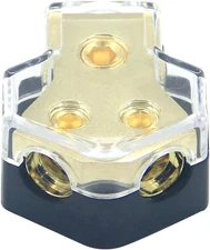 0/2/4 Gauge in 4/8/10 Gauge Out Amp Power Distribution Block Car Audio Splitter