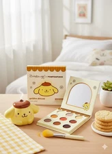 The Crème Shop X Pompompurin "Golden Dream" 9 Color Palette