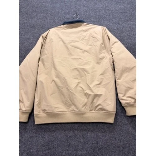Orvis Mens Harrington Jacket Tan Khaki Fleece Lined Full Zip Size Medium image 6