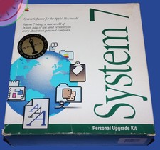 FULL Apple System 7 Personal Upgrade Kit Software Manuals Hypercard 1991 M8220LL