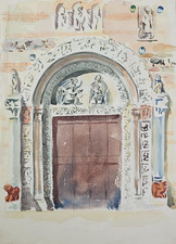 Carla Alberta Sidoli - Studio Architettonico di Porta di Cattedrale - Acquerello