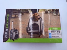 NIB Bergan Rolling Pet Carrier in Heather Grey