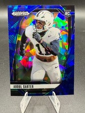 2025 Prizm Draft Picks - Abdul Carter - Blue Cracked Ice Prizm - /149