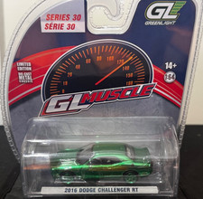 2025 Greenlight *CHASE 2016 Dodge Challenger RT (green)