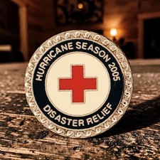 American Red Cross Hurricane Season 2005 Disaster Relief Lapel Pin