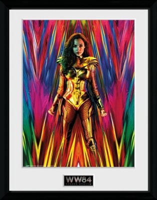 Wonder Women DC Comics Teaser 30 x 40 cm gerahmter Sammlerdruck Neu