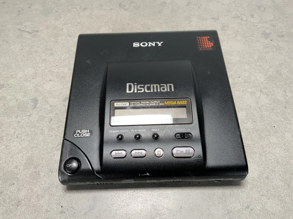 Sony D-303 Discman I Mega Bass I CD Player I 1-Bit DAC I Optical Output