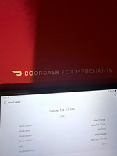 Doordash only Samsung Galaxy Tab A7 Lite SM-T227U 32GB 8.7in Wi Fi Black