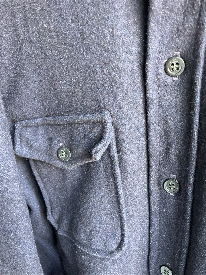 Camisa De Colección Años 70 Sears Oakbrook Forrada de Vellón Abotonada Grande 24x29 EE. UU. Para Hombre Foto 3 de 4