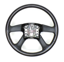 Chevrolet Gmc 03-06 Tahoe Suburban Yukon Escalade Steering Wheel Black Leather