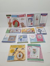 Cross Stich/Embroidery Kits-Various Designs Lot