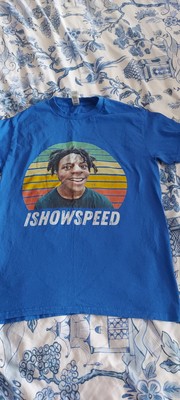 ishowspeed T-Shirt Kinder blau Gr. S