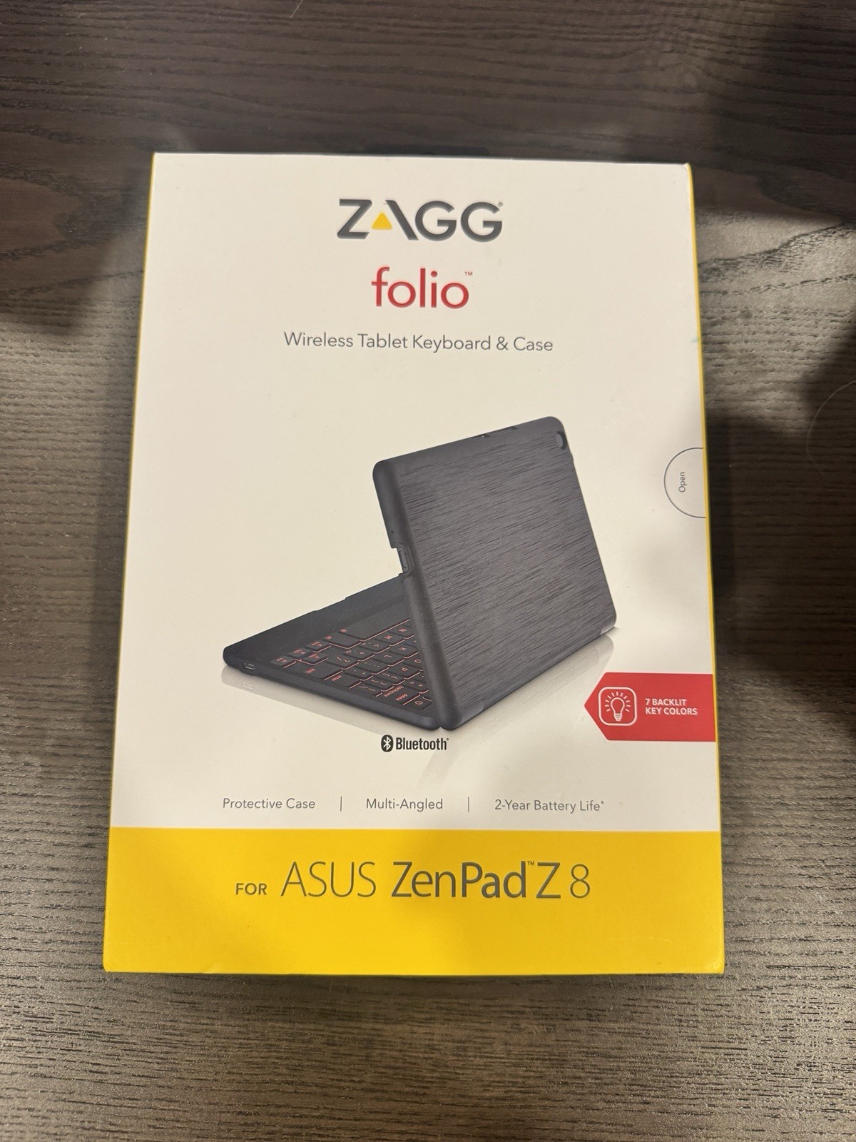 ZAGG FOLIO WIRELESS TABLET KEYBOARD & CASE FOR ASUS ZENPAD Z