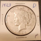 1923-D Denver Peace Dollar $1 Silver Coin Uncertified Ungraded