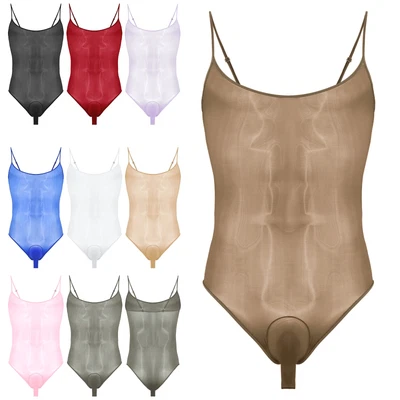 Herren Einteiler Sexy Overall Body Jumpsuit Erotisch Bodysuit Gymnastik Catsuit - Bild 1 von 3