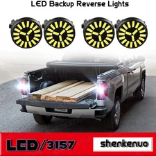 4X 3157 3156 18SMD LED Backup Reverse Tail Brake Turn Signal Light Bulbs White