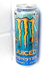 Monster Aussie Lemonade Empty Energy Drink Can 500ml Ukraine 2025 Bottom Open