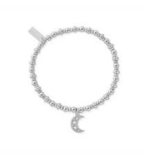 ChloBo Silver Didi Starry Moon Sparkle Bracelet