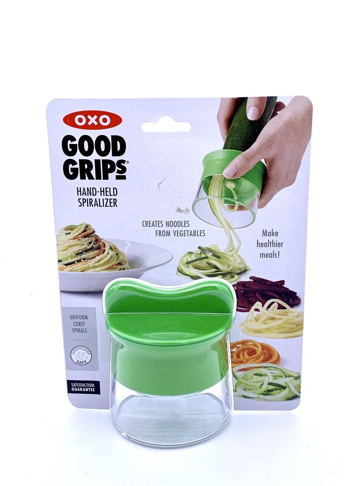 New OXO Good Grips Hand Held Spiralizer Curly Vegetable Noodles Dishwasher Safe eBay
