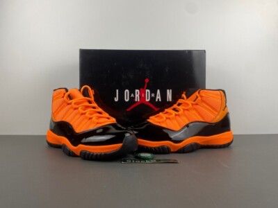 Yellow Orange And Black Jordans 11 Men's Jordan 11 Retro Black - Main Image