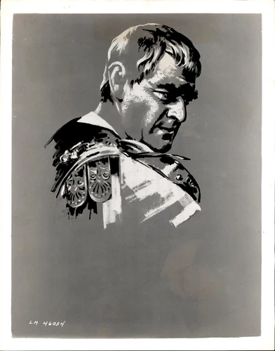 LG96 1960 Original Photo JACK HAWKINS as QUINTUS ARRIUS in "BEN-HUR" Film