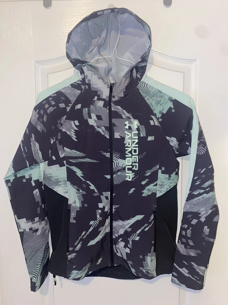 Under Armour UA Outrun The Storm II Jacket 1365647 Printed Women's Sz XS $120