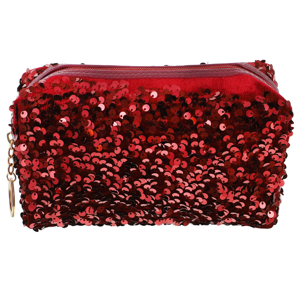 Large Toiletry Bags for Women Makeup Sequin Cosmetic Travel Fashion Women's