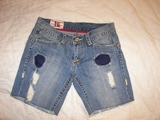 1st Kiss Distressed Destroyed Denim Shorts - Jrs. 5