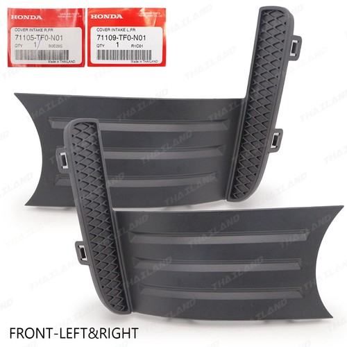 Fits Honda Jazz RS GE8 Fit 2013 14 Front Pair Cover Intake Plastic Bumper - Picture 2 of 9