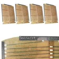 DUALIT TOASTER ELEMENTS FULL SET OF 4 GENUINE ORIGINAL SPARE PARTS FOR 3 SLOT