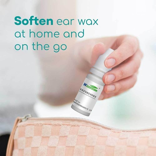 10ml Ear Drops Sodium Bicarbonate Earwax Cleaner Liquid Ears Caring - Picture 5 of 11