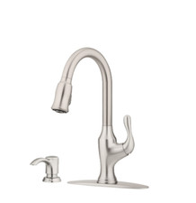 Pfister F-529-7DMGS Deming Single-Handle Pull-Down Sprayer Kitchen Faucet