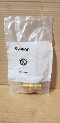 Uponor Q5525050 1/2'' Pex x 1/2'' NPT Brass Male Adapter, NOS-Damaged plastic Pack