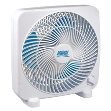 Seasons Comfort 9 Inch Electric Box Fan, 3 Speed, Lightweight, Indoor Fan - FBX9