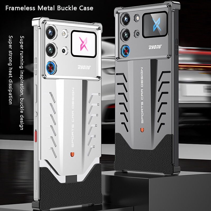 For ZTE nubia Red Magic 10S 10 Pro +/ 10 Pro Metal Aluminum Snap