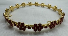 Tiara For Party, Wedding. Made with Swarovski Crystal Light Siam . Gift