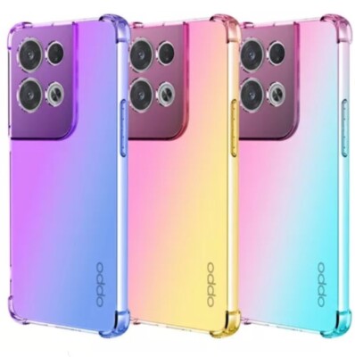 Für Oppo A17 A58 Find X5 Reno 11F 10, klar Silikon stoßfest Gel Handyhülle