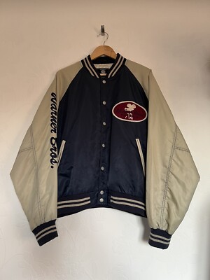 Veste Universitaire Warner Bros Cast & Crew Bleue Taille L - Bon état