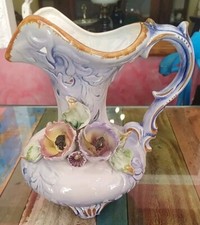 Vaso Brocca Porcellana Capodimonte 
