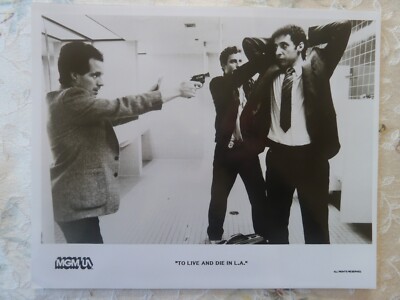 TO LIVE AND DIE IN L.A. 8x10 b/w Press Photo / Scene