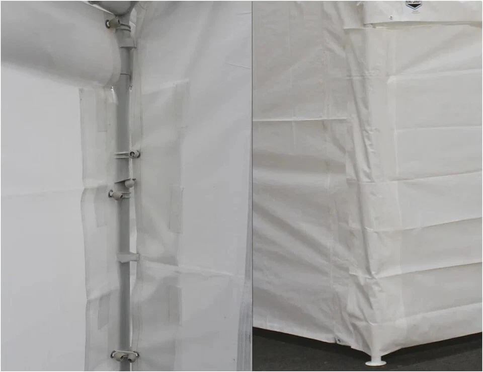 Kit de pared lateral King Canopy 18 pies x 20 pies con solapas y pantalla de errores ventanas Foto 3 de 4