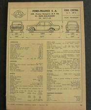 Revue technique Ford CORTINA