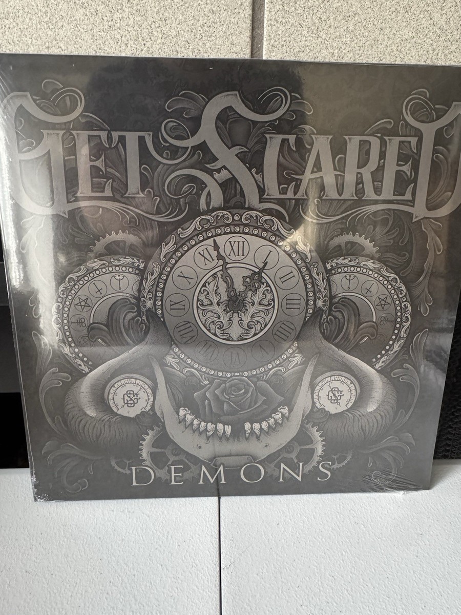 Get Scared Demons Vinyl Record LP Clock Cornetto Limited to 150