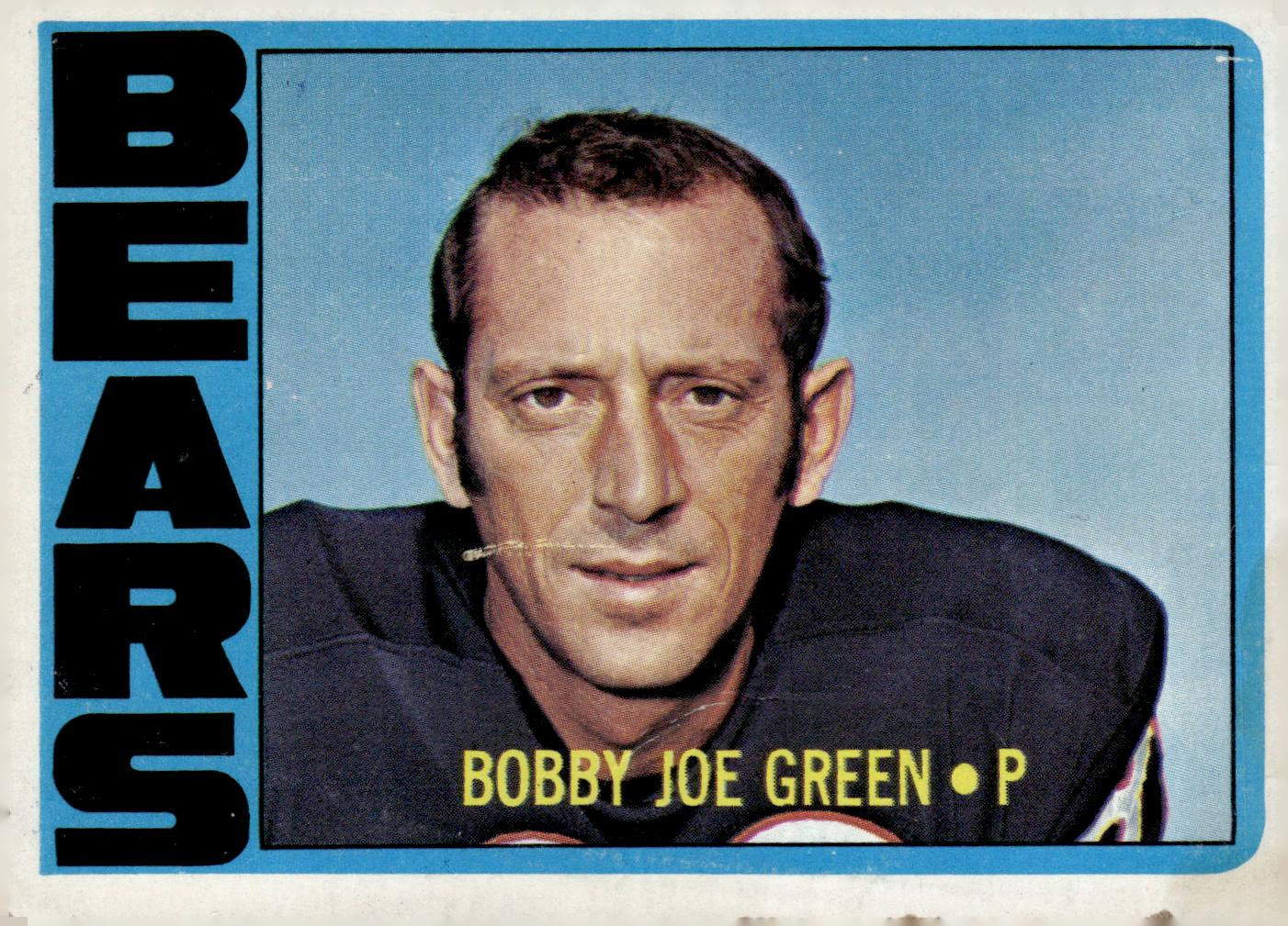 1972 Topps #11 Bobby Joe Green P Bears FAIR