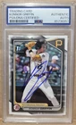 Konnor Griffin 2024 Bowman Draft #BD-22 Pirates Autographed Card PSA