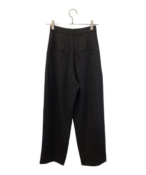CLANE                    BASIC TUCK PANTS black - image 2