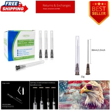 100 Pack 22 Gauge 1.5in Lab Accessories,Individually Sealed Supplies