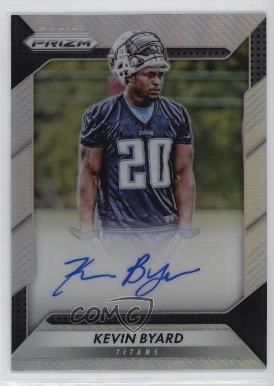 2016 Panini Prizm Rookie Auto Silver Prizm Kevin Byard #RA-KBY Auto RC 0h32